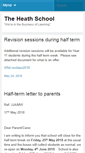 Mobile Screenshot of heathschool.org.uk